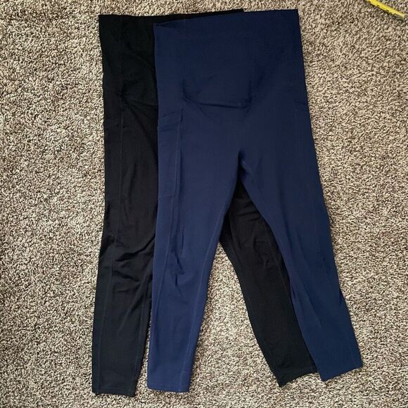 Fabletics maternity leggings size small black navy blue - Picture 7 of 9
